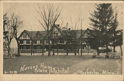 Nurses Home State Hospital Postcard