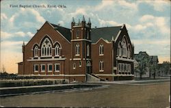 First Baptist Church Postcard