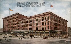 Home of The Denver Dry Goods Co. The Largest Store In The Central West, 15th to 16th on California Street Colorado Postcard Post Postcard