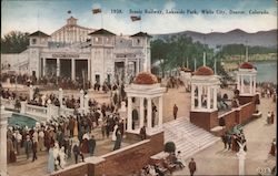 Scenic Railway, Lakeside Park, White City Postcard