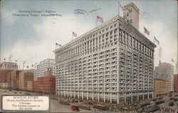 Boston Store, The busiest corner in the world Postcard