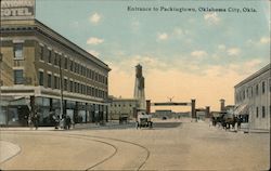 Entrance to Packingtown Postcard
