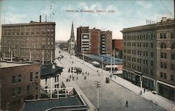 North on Broadway Denver, CO Postcard Postcard Postcard