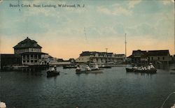 Beach Creek, Boat Landing Postcard