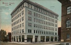 Masonic Temple Postcard