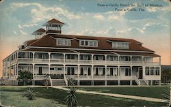 Pass-a-Grille Hotel, on Gulf of Mexico Postcard