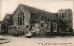 Ivanhoe Park Congregational Church and Manse Postcard