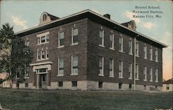 Bristol School, Maywood Station Kansas City, MO Postcard Postcard Postcard