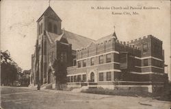St. Aloysius Church and Pastoral Residence Postcard