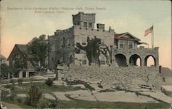 Residence of ex-Governor Waller, Neptune Park, Ocean Beach Postcard
