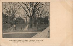 North East Corner of Yard, Harvard University Postcard