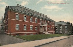 New YMCA Building Newport, RI Postcard Postcard Postcard