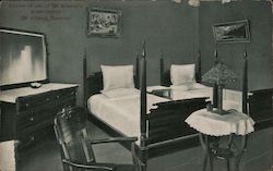 Corner of One of The Albany's Guest Rooms Postcard