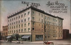 Hall Hotel Denver, CO Postcard Postcard Postcard