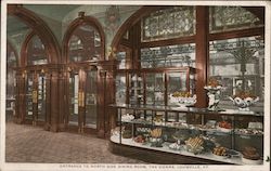 Entrance to North Side Dining Room, The Vienna Postcard