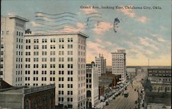 Grand Ave., looking East Postcard