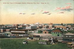 Birds' Eye View of Wholesale District Postcard