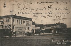 East Side of Broadway Postcard