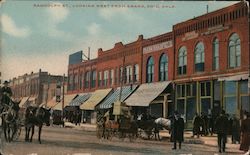 Randolph St., Looking West from Grand Enid, OK Postcard Postcard Postcard