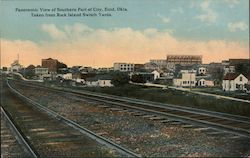 Panoramic View of Southern Part of City Enid, OK Postcard Postcard Postcard