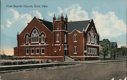 First Baptist Church Postcard