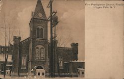 First Presbyterian Church, First St. Postcard