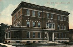 Elks Club House Postcard