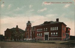 Lincoln High School Postcard