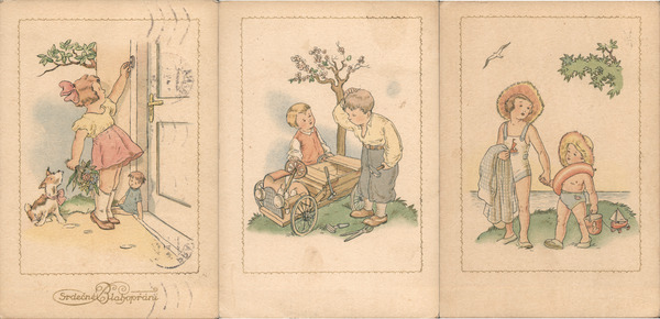 Set of 3: Czech Children