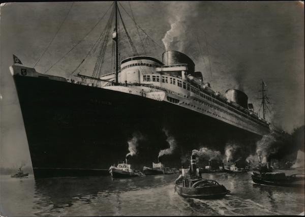 Steamer Bremen, Norddeutscher Lloyd Germany