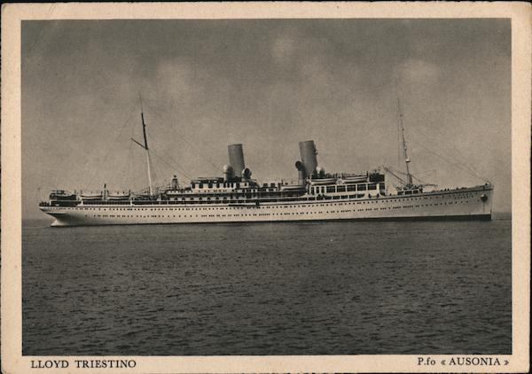 Lloyd Triestino Trieste Italy Boats, Ships