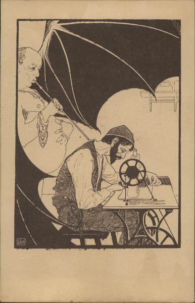 Jewish tailors Lieder des Ghetto Germany E. M. Lilien