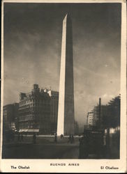 The Obelisk/El Obelisco Postcard