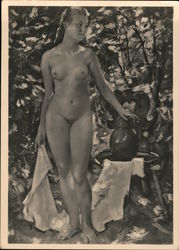 Nude München Haus der Deutschen Kunst HDK Postcard