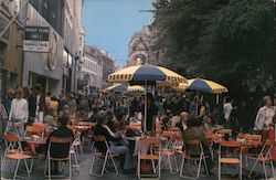 Street cafe Postcard