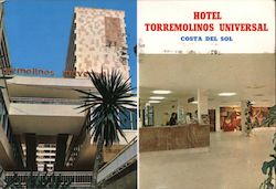 Hotel Torremolinos Universal, Costa del Sol Spain Postcard Postcard Postcard