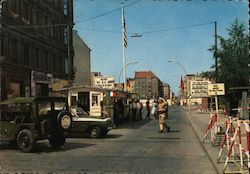 Checkpoint Charlie - Control Point Friedrichstrasse at the Sector Boundary Berlin, Germany Postcard Postcard Postcard