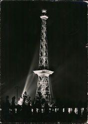 Funkturm 150 m, Restaurant 50 m hoch Postcard