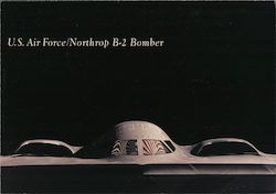 US Air Force/ Northrop B-2 Stealth Bomber Postcard
