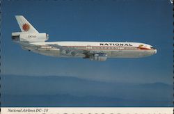 National Airlines DC-10 Postcard