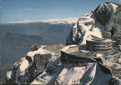Hotel Bellevue on Mount Pilatus Switzerland Postcard Postcard Postcard