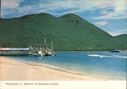Great Bay with beach and pier Postcard