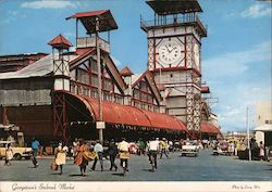 Georgetown's Stabroek Market Postcard