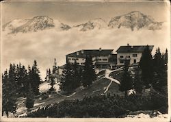 Hotel on the Predigtstuhl Mountain Bad Reichenhall, Germany Postcard Postcard Postcard