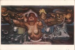 Palacio de Bellas Artes - Nude Mexico City, Mexico Diego Rivera Postcard Postcard Postcard