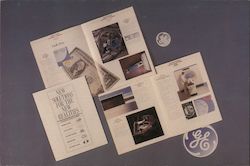 Advertising brochures for GE Medical Systems Postcard