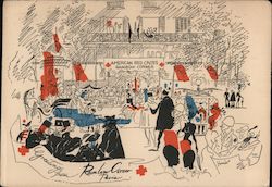 American Red Cross Rainbow Corner Postcard