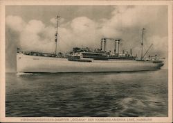 Vergnugungsreisen-Dampfer "Oceana" der Hamburg-Amerika Linie, Hamburg Postcard