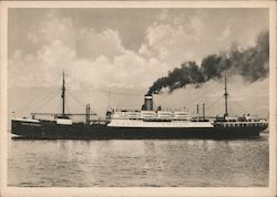 Vapor General San Martin Postcard