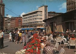 At the Kröpcke square Postcard